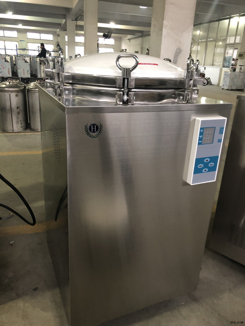 Machine verticale automatique de stérilisateur à vapeur d'autoclave à affichage numérique d'équipement médical HVS-150D