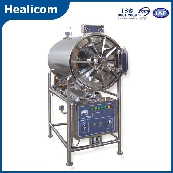 Хорошее качество-HS-280C-горизонтальное цилиндрическое давление-паровоз-стерилизатор-с заводской ценой