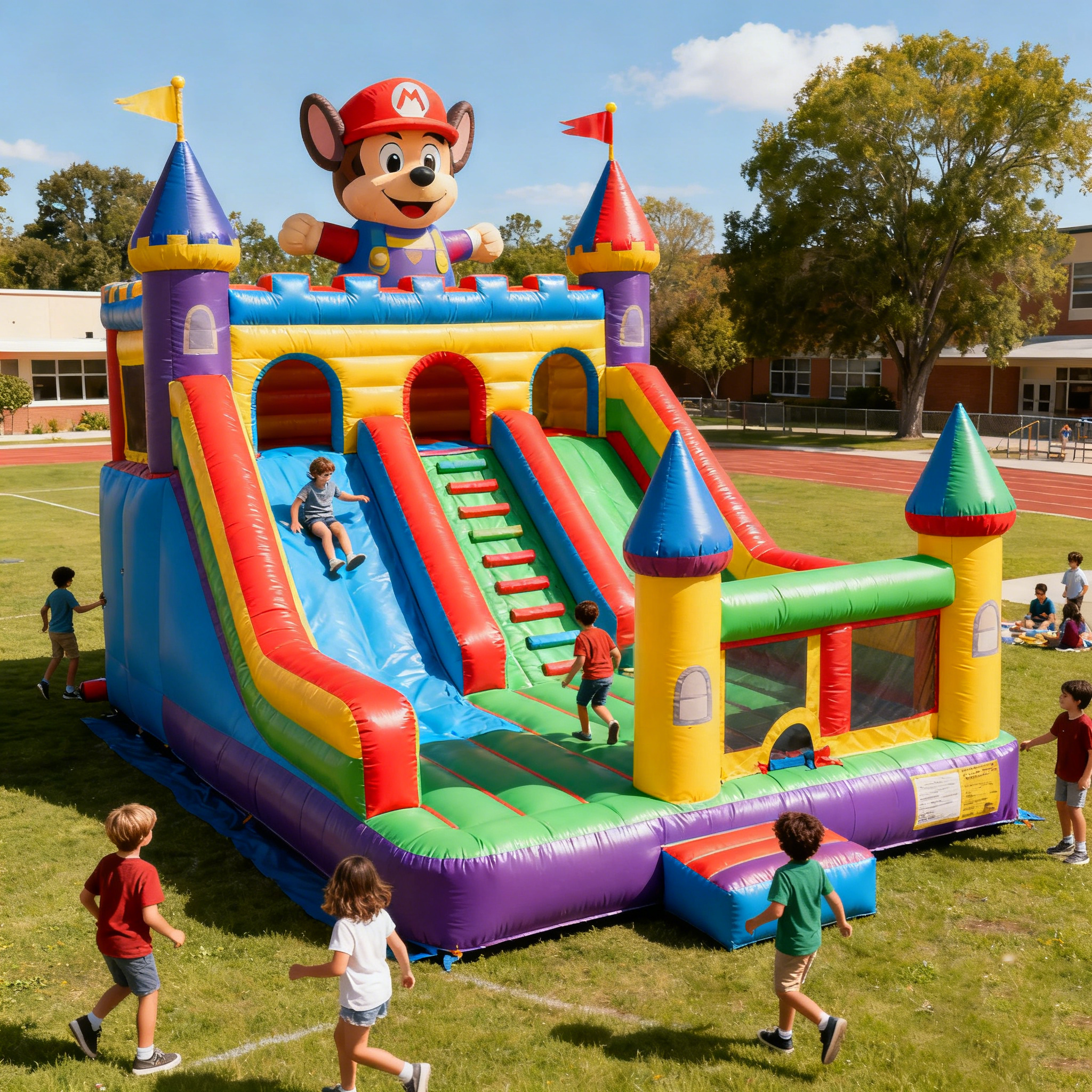 tobogán inflable