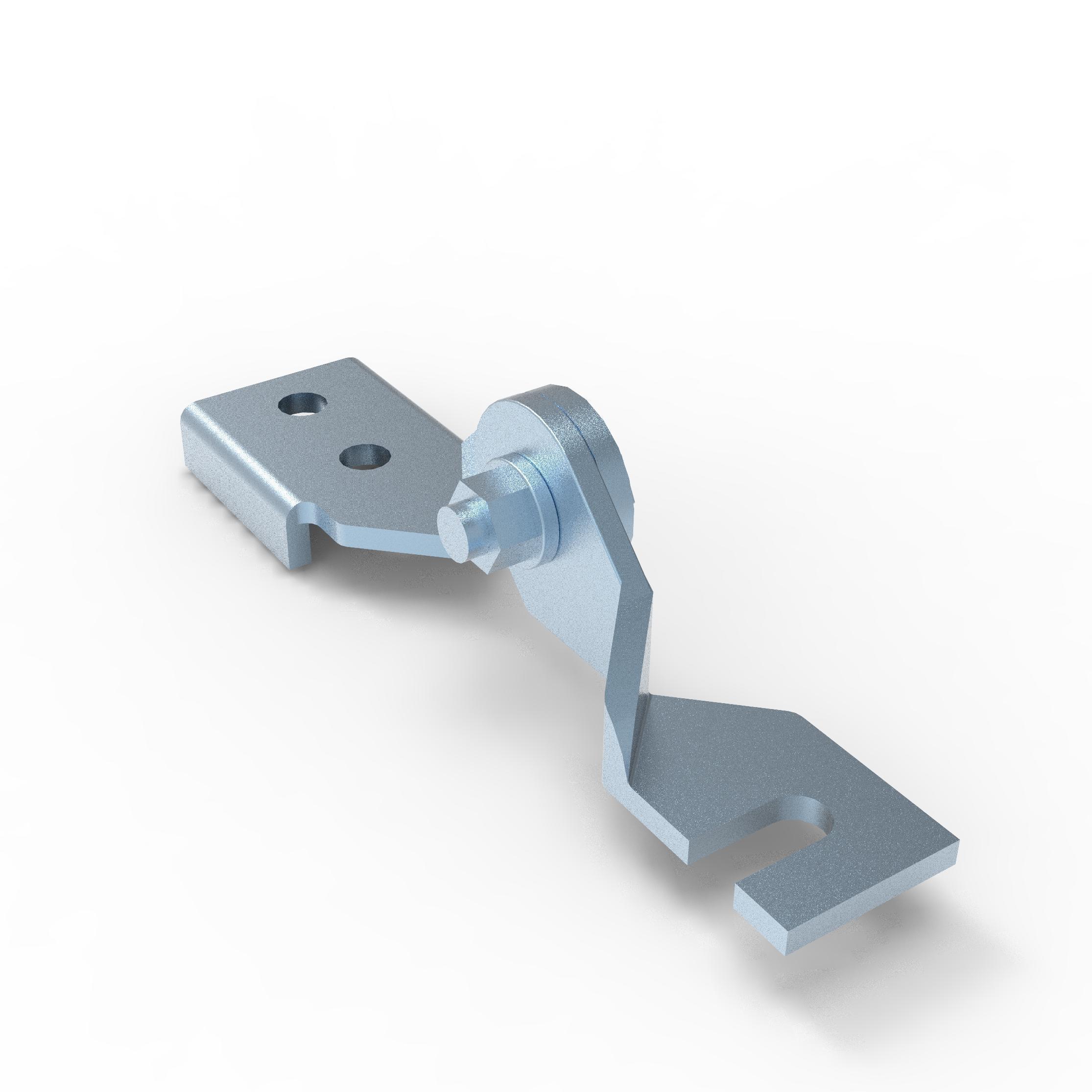 Cerniera sismica regolabile con canale puntone UTT12B 