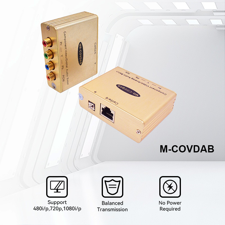 Balun vid&eacute;o composant/audio num&eacute;rique M-COVDAB