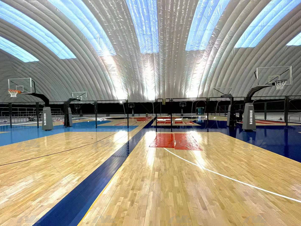PVDF material sport air dome PVDF материалынан жасалған спорттық ауа күмбезі
