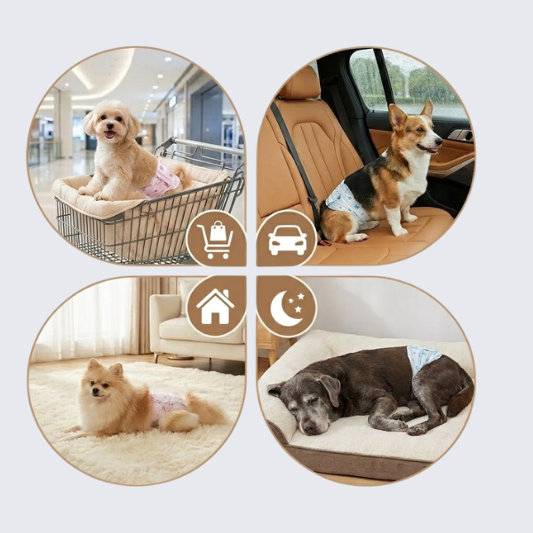 bolquers per a mascotes d'un sol &uacute;s adequats per a &uacute;s en diverses escenes