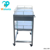 Stainless Steel WT-39 Customize Mobile Drawer Veterinary Equipment Animal Clinic Vet Trolley