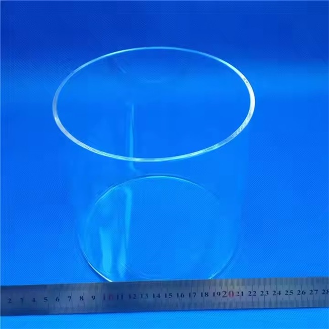 Fabricante personalizado de tubos de vidrio de cuarzo resistentes a altas temperaturas de 150 mm