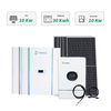 Complete set zonne-energiesysteem 100000w hybride zonnestelsel