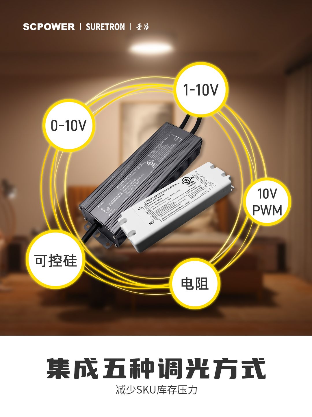 圣昌五合一调光电源