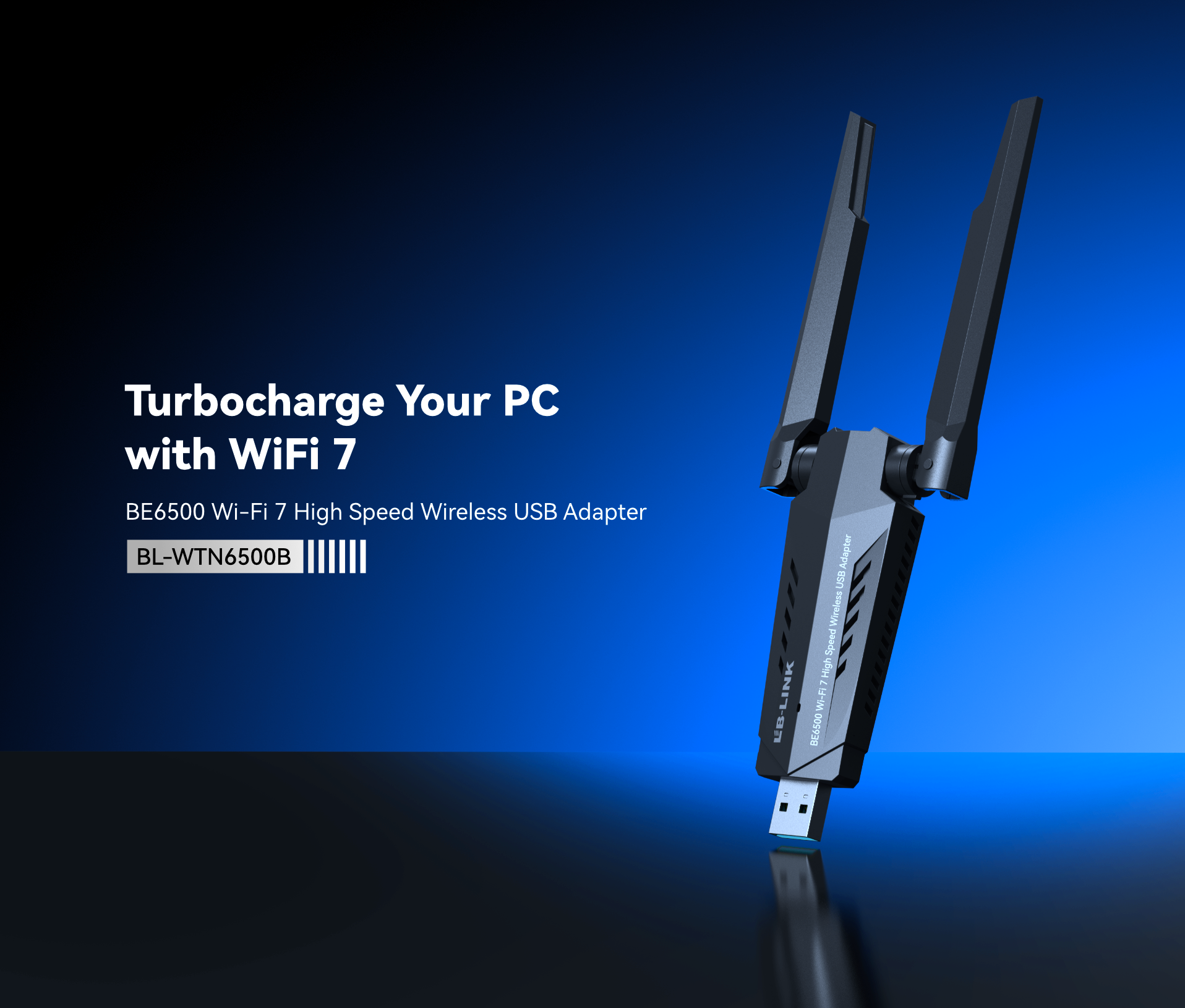 BL-WTN6500B BE6500 Wi-Fi 7 Hochgeschwindigkeits-Wireless USB-Adapter