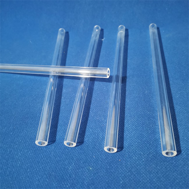 Tubo in vetro al quarzo con fusione di metalli di elevata purezza