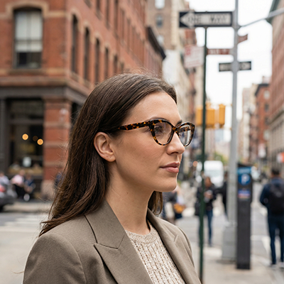 Trend-driven acetate optical frames designed for fashion-conscious retail markets