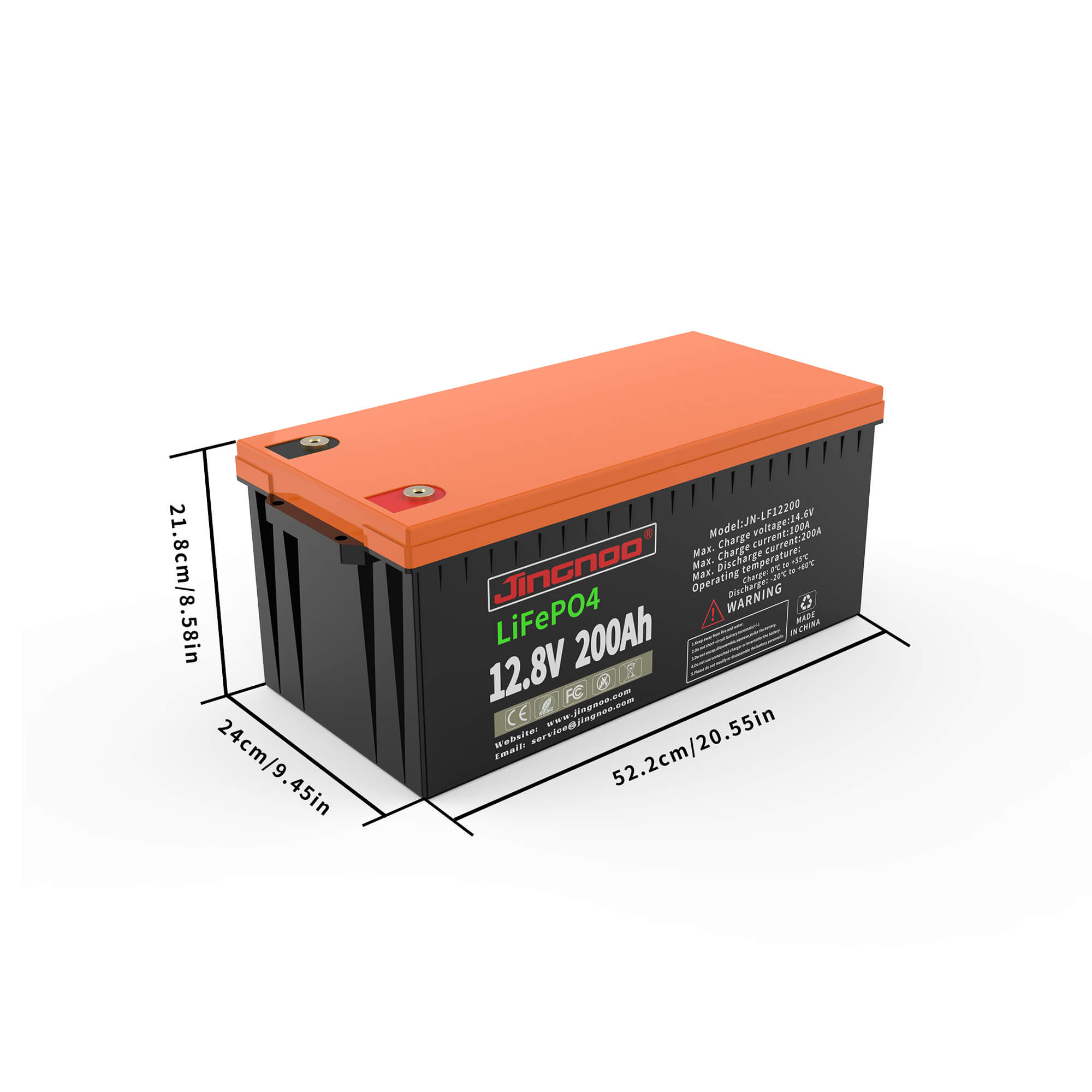 12V 200Ah LiFePO4 BMS Batterie Packs Deep Cycle LFP Lithium Solar RV Marine Storage Li-ion Battery