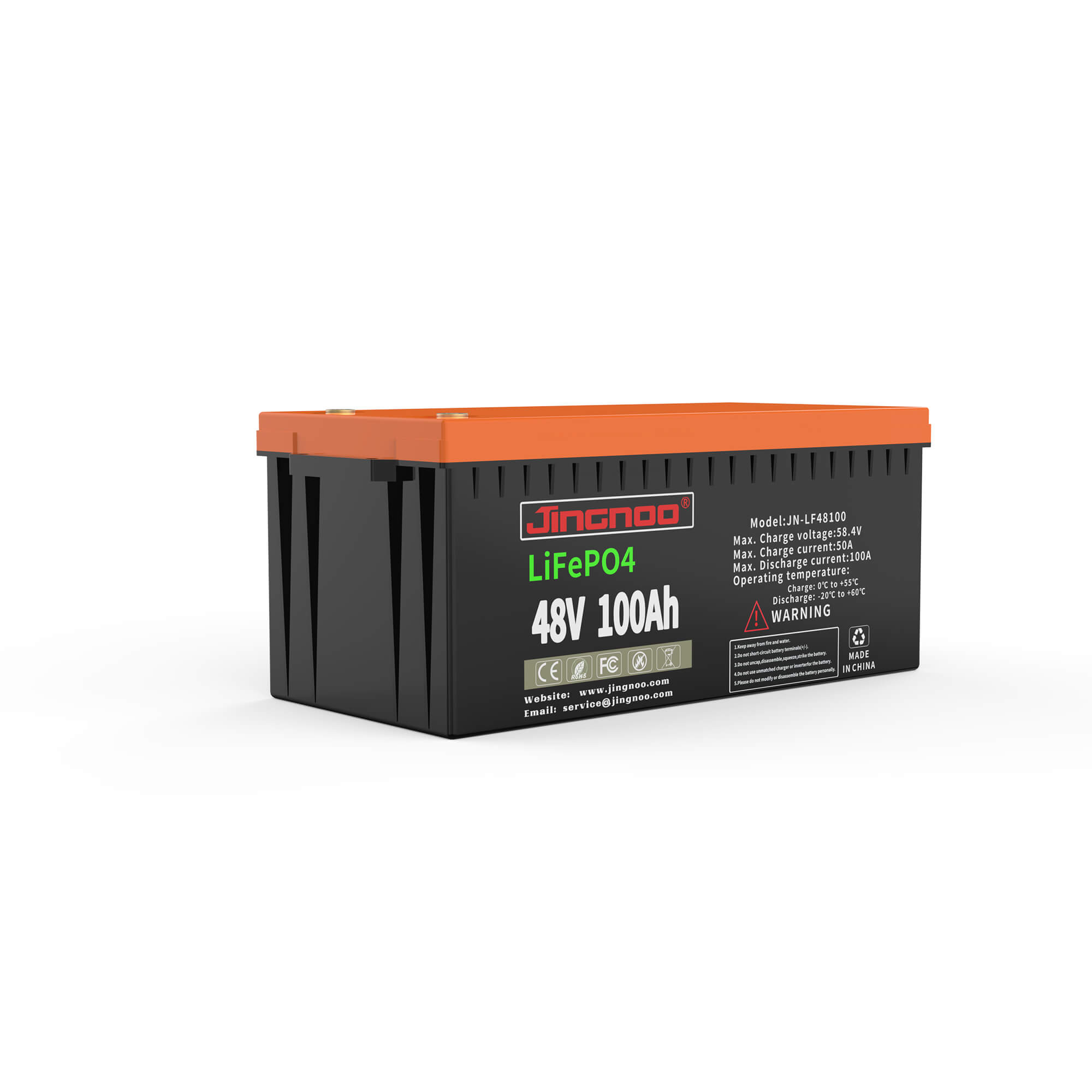 48V 100A LiFePO4 BMS Batterie Packs Deep Cycle LFP Lithium Solar RV Marine Storage Li-ion Battery