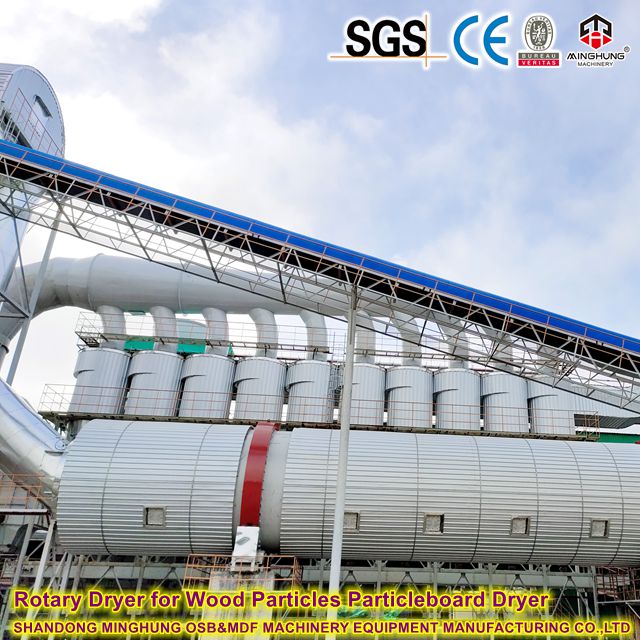 Rotary Dryer untuk Pengering Papan Partikel Partikel Kayu