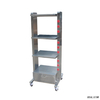 Carrello portante multistrato mobile del carrello dell'acciaio inossidabile dell'attrezzatura medica dell'ospedale dell'animale domestico WT-07 304 con l'incavo