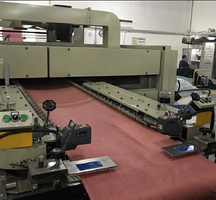 Cashmere Shawl Stenter Heat Setting Machine with chambers