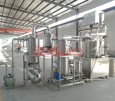 Trabajo de limpieza de freidora al vacío