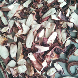 Secado por congelaci&oacute;n de calamar