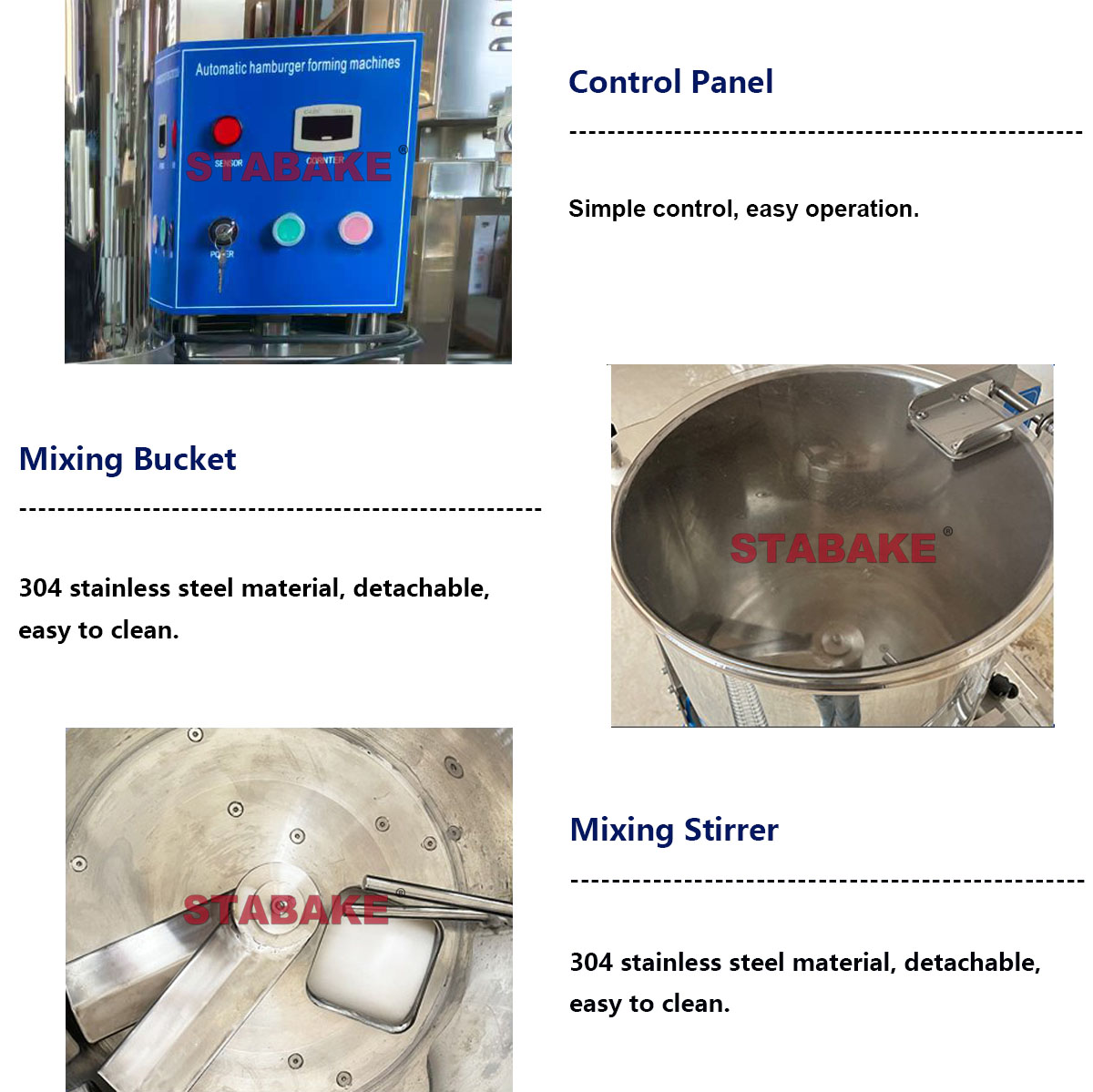 m&aacute;quina de formaci&oacute;n de hamburguesas