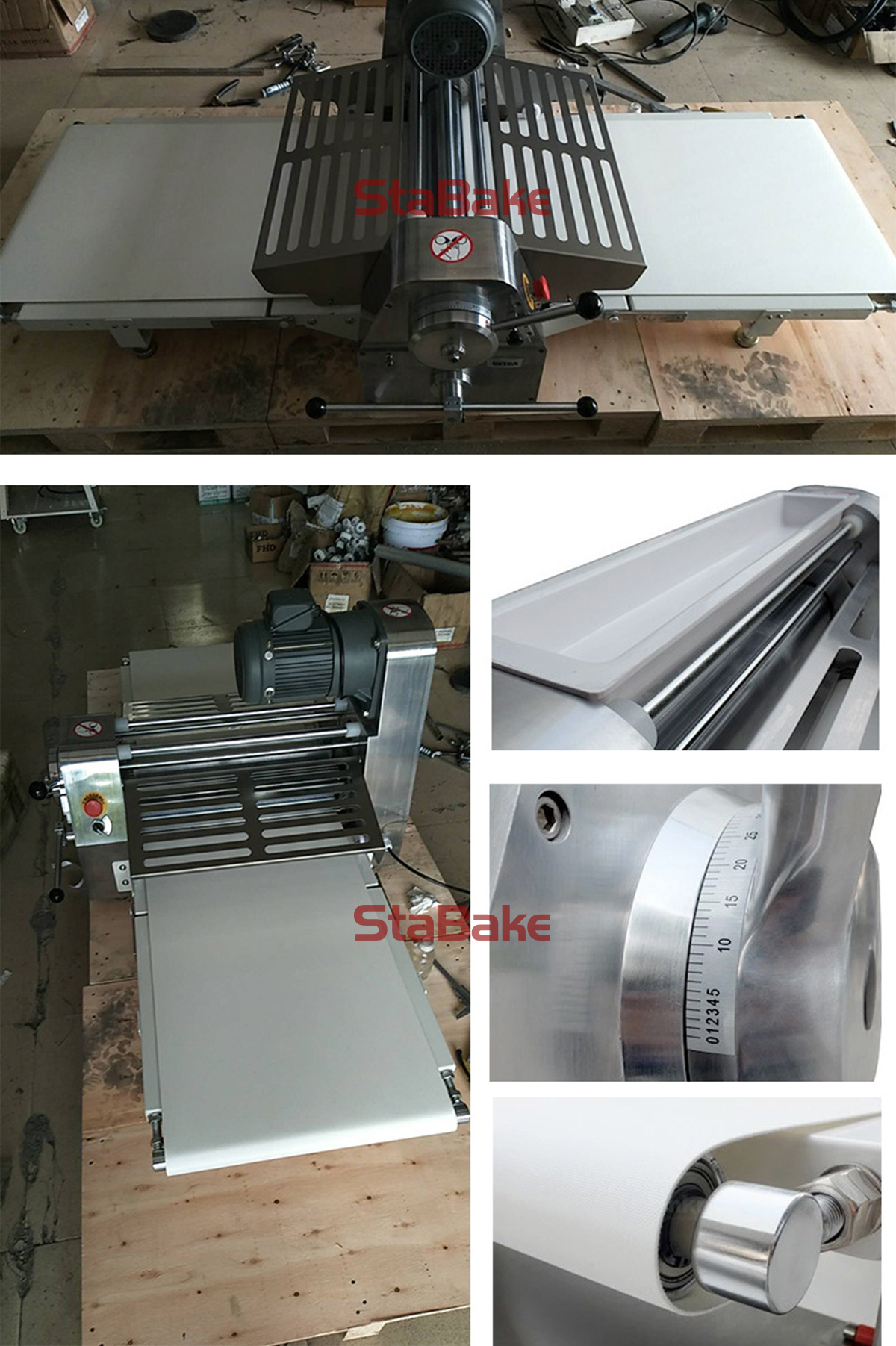 laminadora de masa comercial