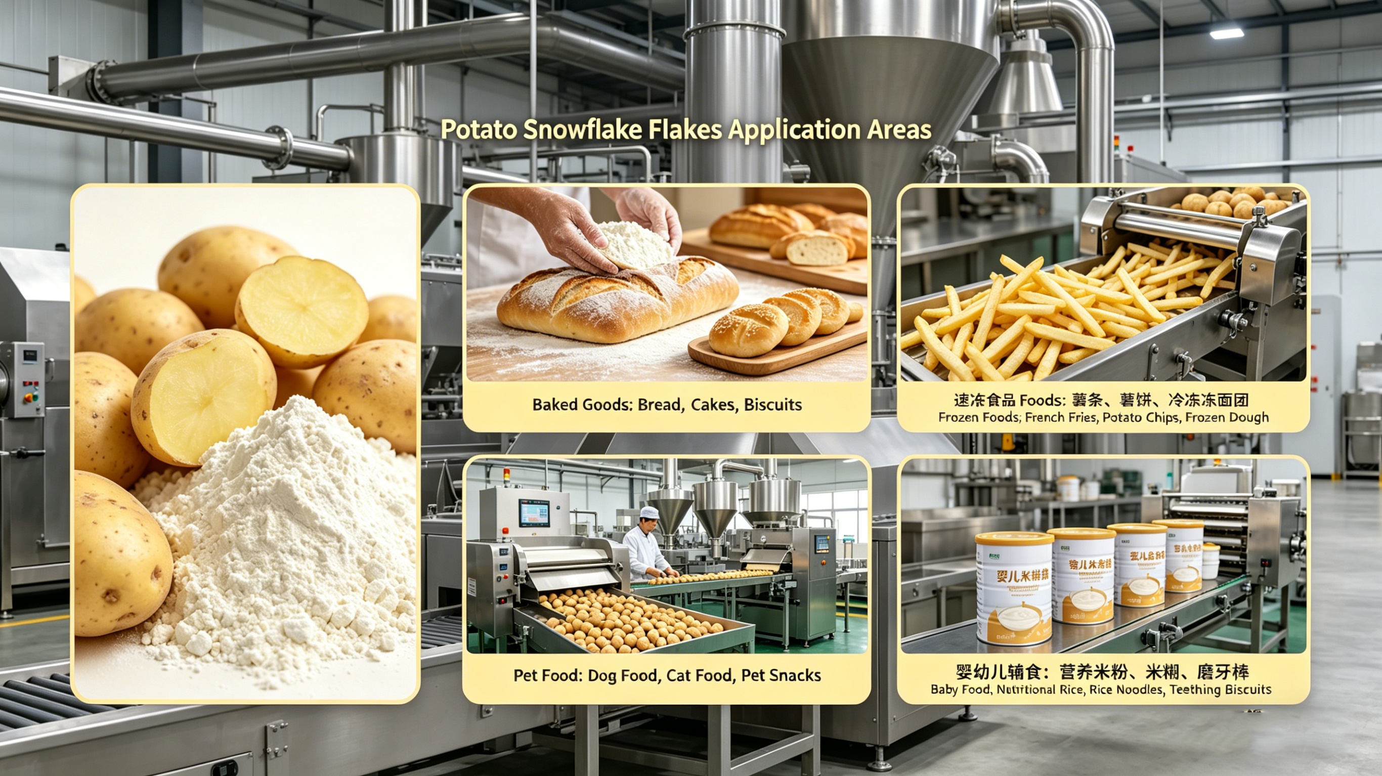 l&iacute;nea de producci&oacute;n de hojuelas de papa
