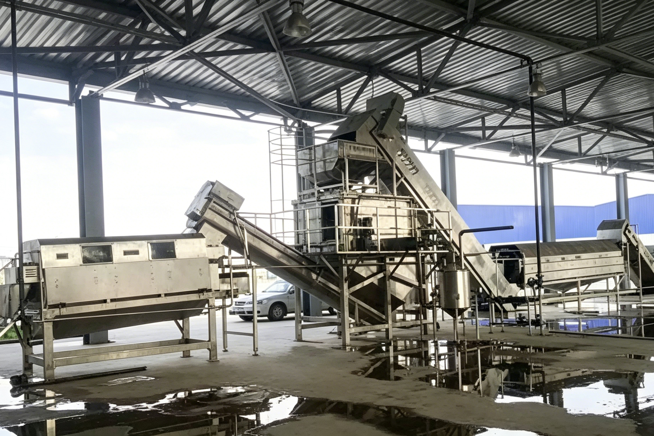 Peladora de patatas al vapor