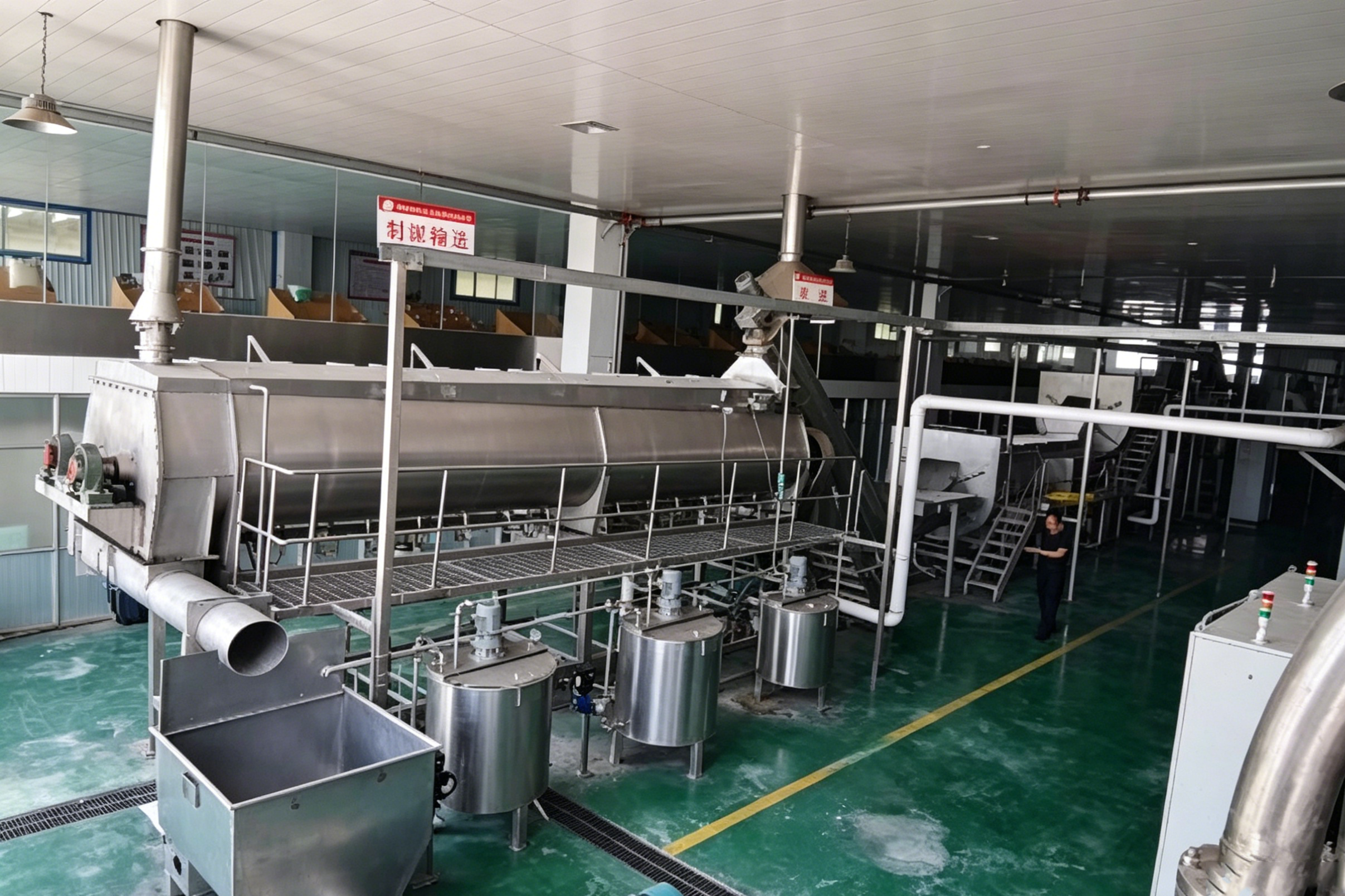 6 M&aacute;quina de cocci&oacute;n de doble tornillo y machacador de patatas.