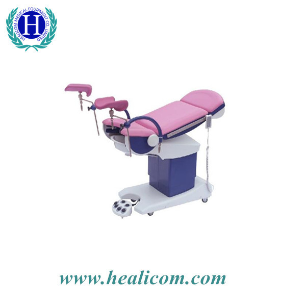 HDJ-A معدات طبية سرير كهربائي لفحص أمراض النساء سرير عملية الولادة الولادة