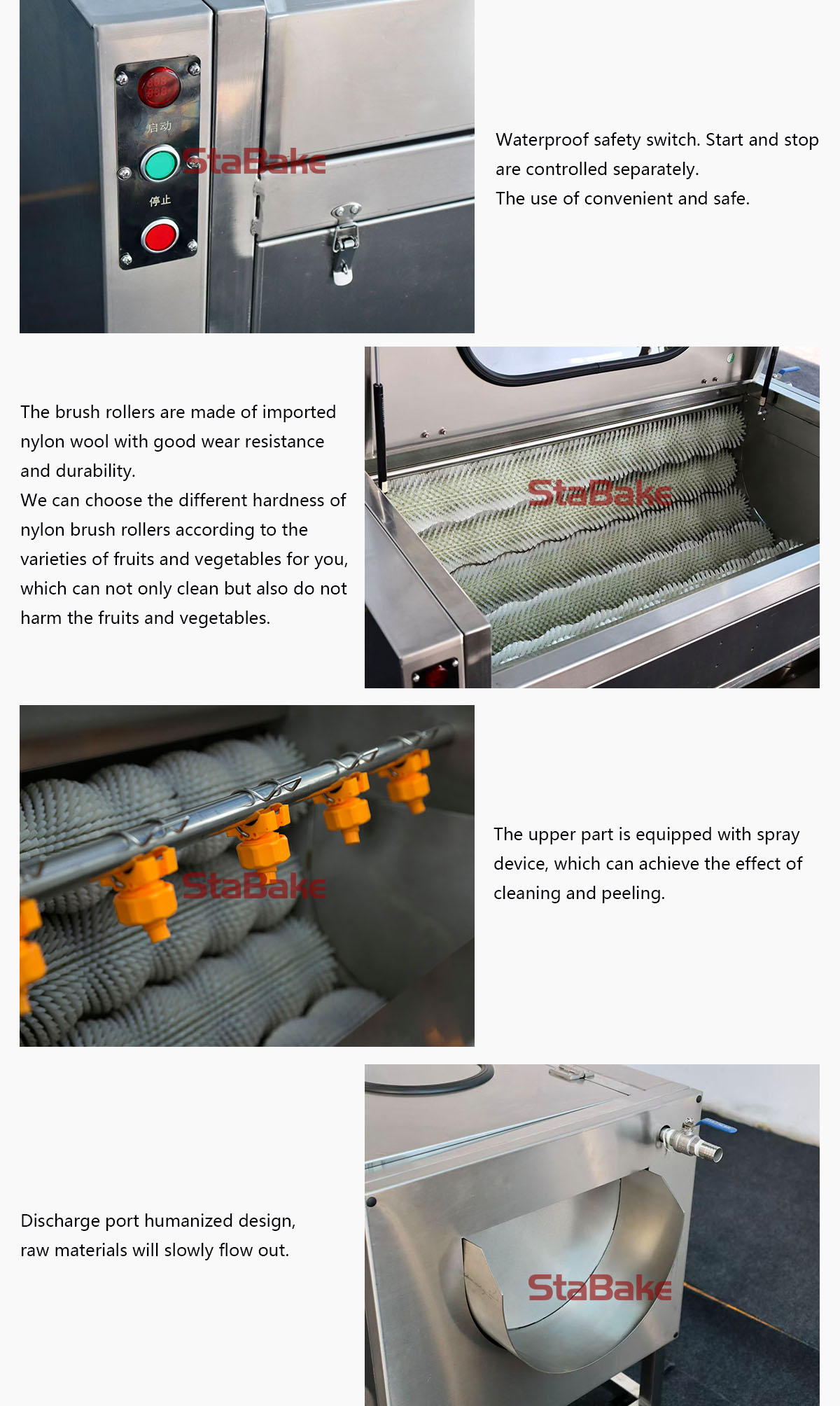 maquina limpiadora de patatas