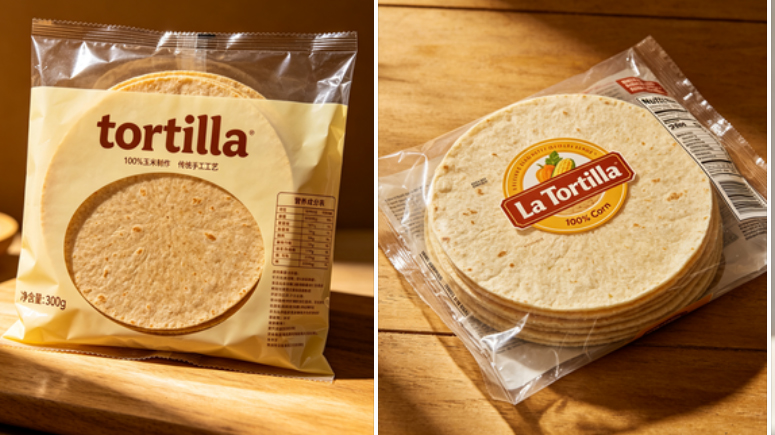 embalaje de tortillas