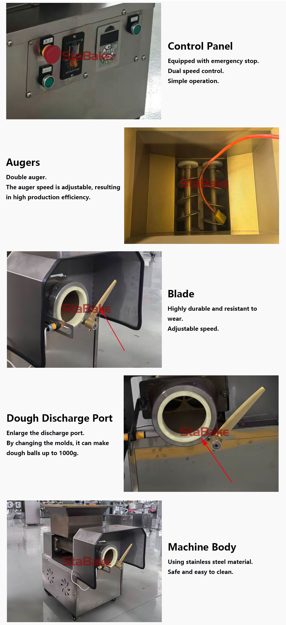 M&aacute;quina cortadora de bolas de masa