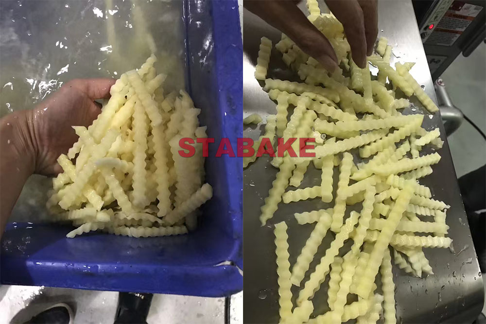 cortador el&eacute;ctrico de patatas fritas