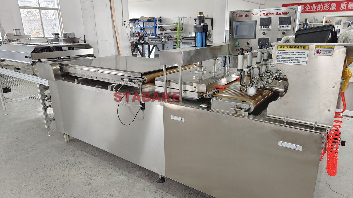 Máquina hidráulica para hacer tortillas StaBake 