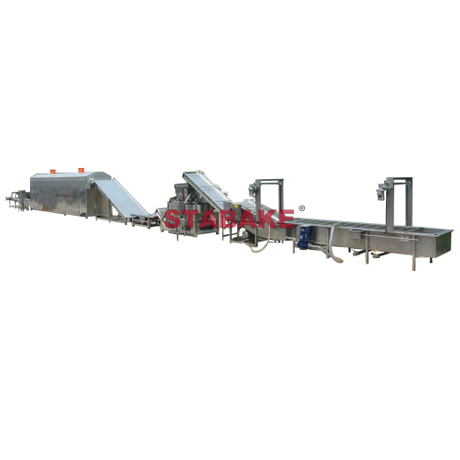 Línea de procesamiento de clasificación, lavado y secado de pasas