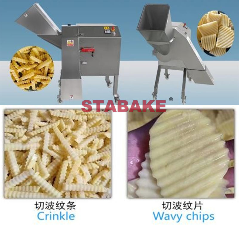 cortadora de patatas con diente de lobo