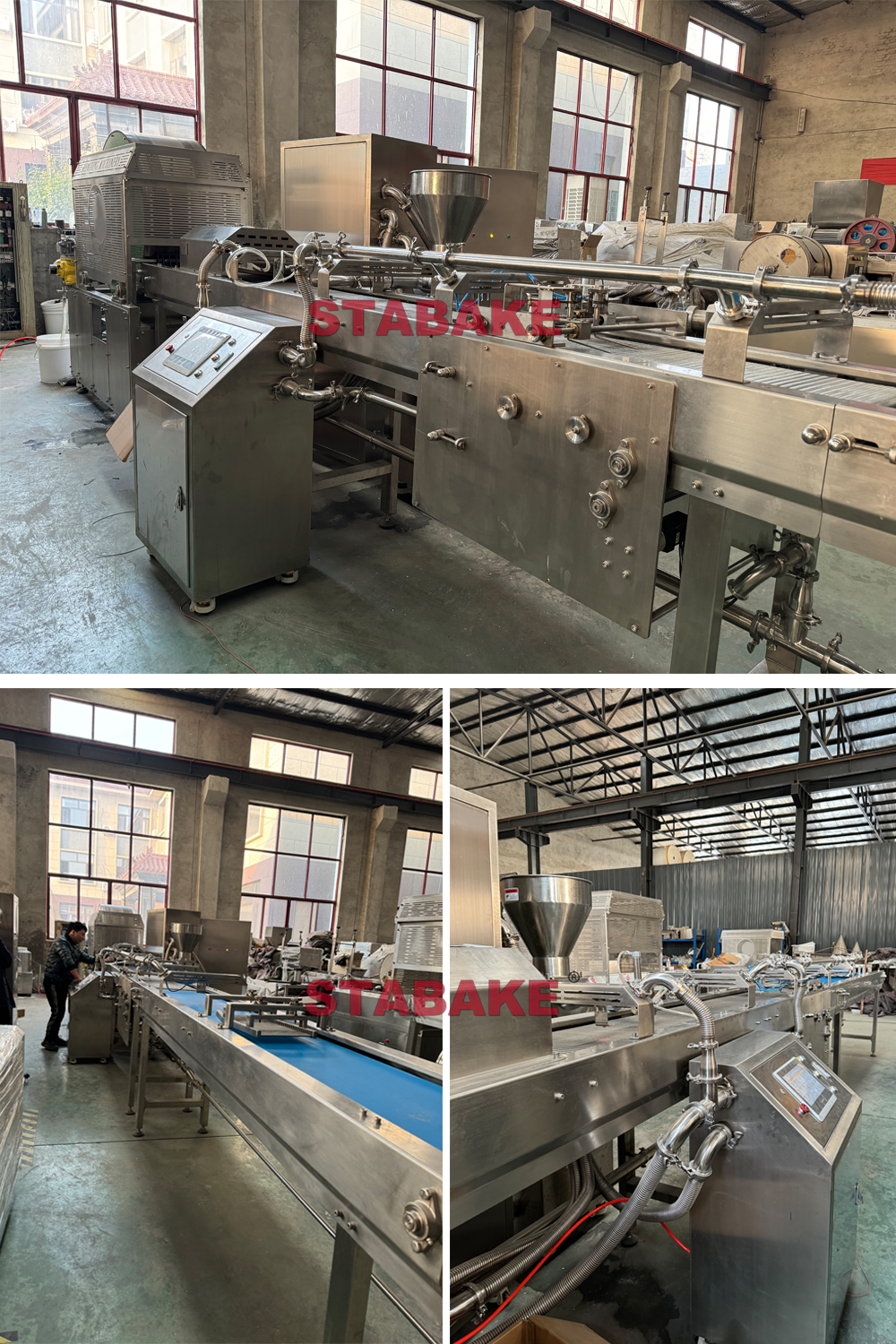 Pantalla de l&iacute;nea de producci&oacute;n de primavera