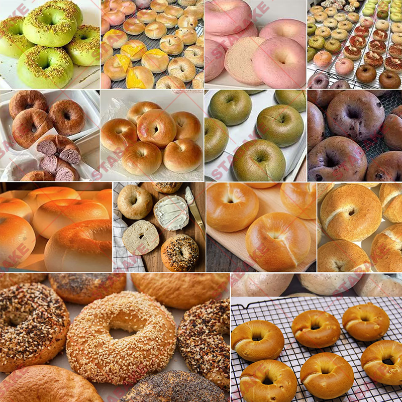 Máquina de formación de bagel automática tamaño y peso de bagel personalizado