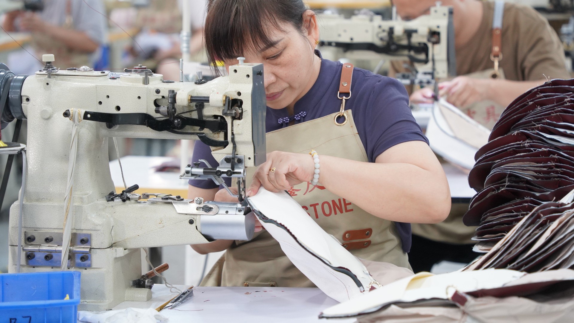 Industrial-Grade Stitching and Reinforced Handles
