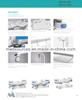 (MS-M130B) Hospital Manual Folding Bed Medical Patient ICU Bed