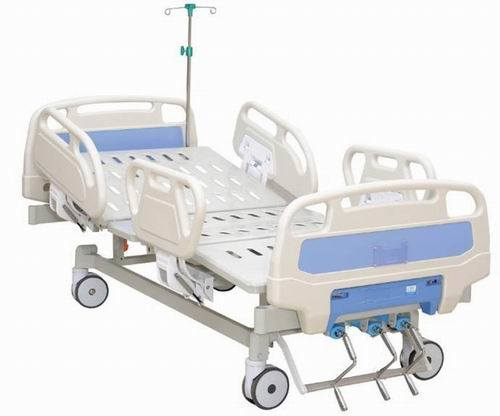 (MS-M290B) Two Cranks Medical Manual Nursing ICU Folding Bed