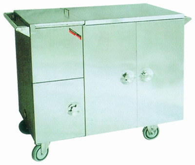 (MS-T120S) Hospital Stainless Steel Medical Food Insulated Food Trolley