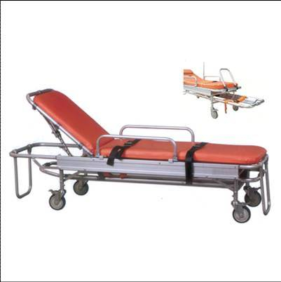 (MS-S320) Stainless Steel Hospital Medical Patient Folding Hydraulic Stretcher