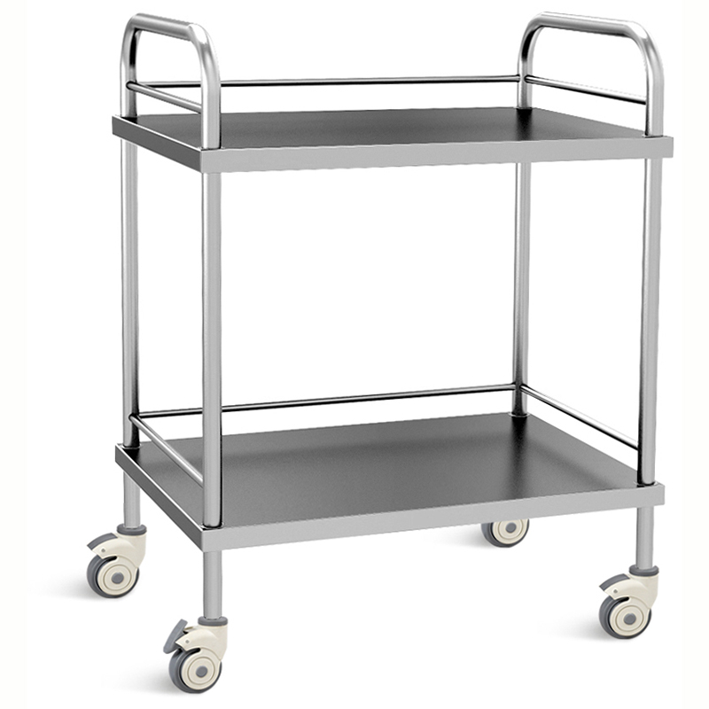 (MS-T30S) Hospital Multi-Function Stainless Steel Medical Treatment Trolley