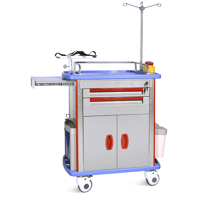 (MS-T430A) Medical Emergency ABS Nursing Treatment Trolley