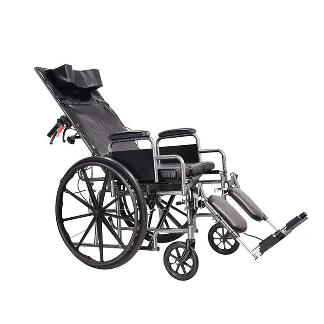 MS-W100L Luxury Multi-Function Reclining Wheelchair