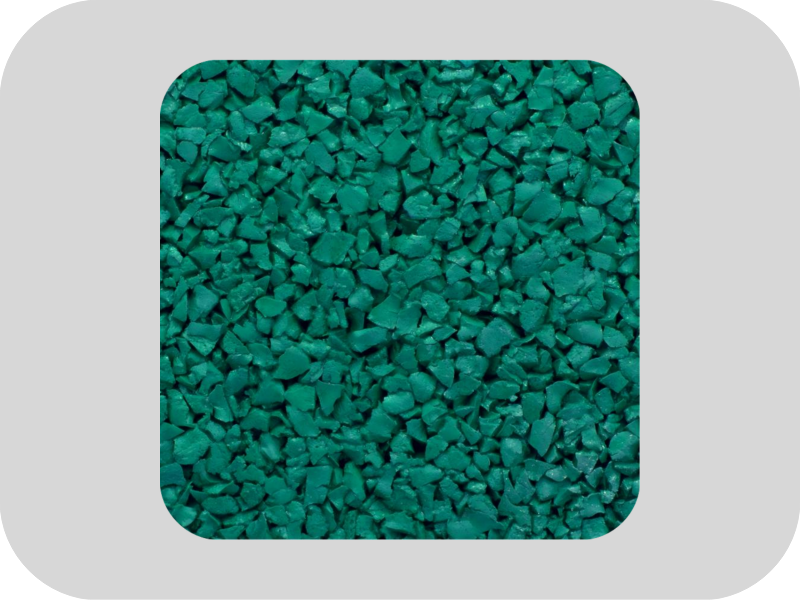 Gr&acirc;nulos de borracha EPDM verde antioxidante sem enxofre