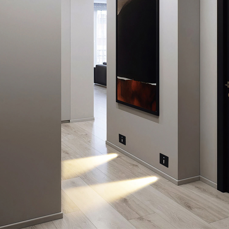 3W 3CCT αισθητήρα κίνησης εσοχή LED Step Light IP65 Αδιάβροχο σιδερένιο φωτιστικό σκάλας LBD5910 Full Series, Μοντέλα LBD5910RAT-3 LBD5910RBT-3 LBD5910RCT-3 LBD5910SAT-3 LBD5910S Συνδυασμοί που ταιριάζουν, 3 σχήματα δέσμης, 4 χρώματα πάνελ, 6 στυλ πλαισίου, Human Induction Outdoor Landscape Step Light
