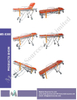 (MS-S360) Ambulance Stainless Steel Medical Stretcher Patient Transport Trolley