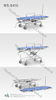 (MS-S410) Hospital Medical Ambulance Folding Hydraulic Separate Able Stretcher
