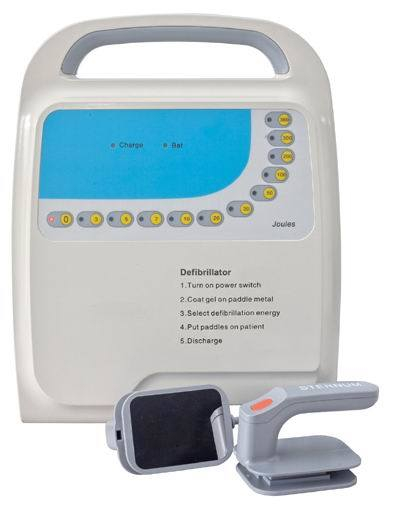 (MS-360A) Défibrillateur cardiaque portatif d'urgence défibrillateur monophonique Aed