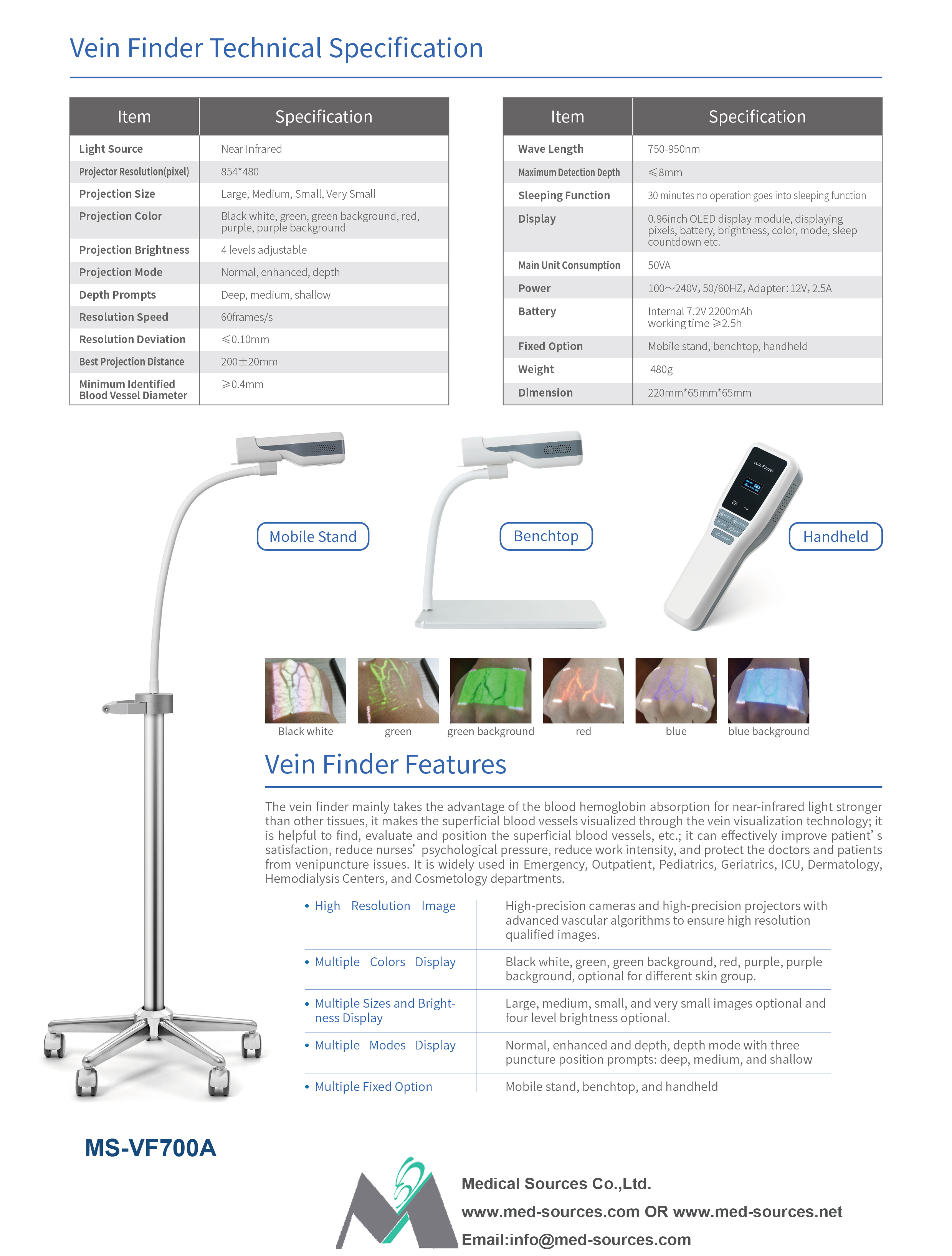 VEIN FINDER-HF-410A-2